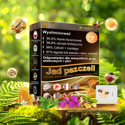 🐝 𝐛𝐬𝐰𝐞𝐥𝐥™ Bee Venom Limfatyczny Plaster Oczyszczający Slimming Patch 🔥 Ograniczony czas! 70% ZNIŻKI! (Dostępne tylko dla indywidualnych zakupów) 🔥